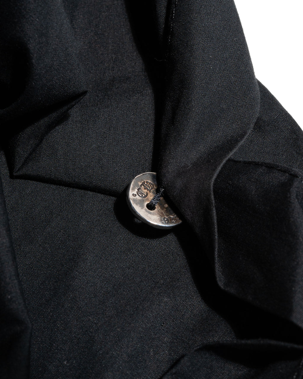 BS Fleur Button Leather Collar L/S Shirt