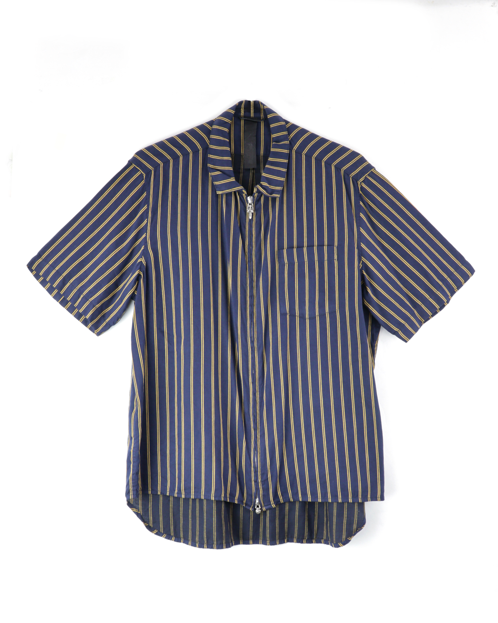 Dagger Zip S/L Stripe Shirts
