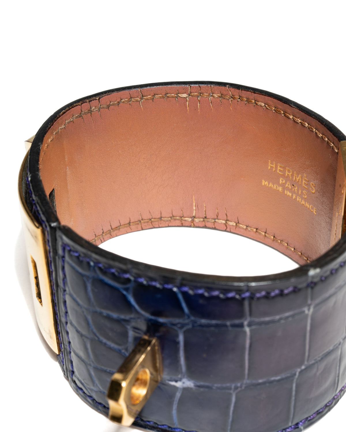 Collier de Chien Alligator Leather