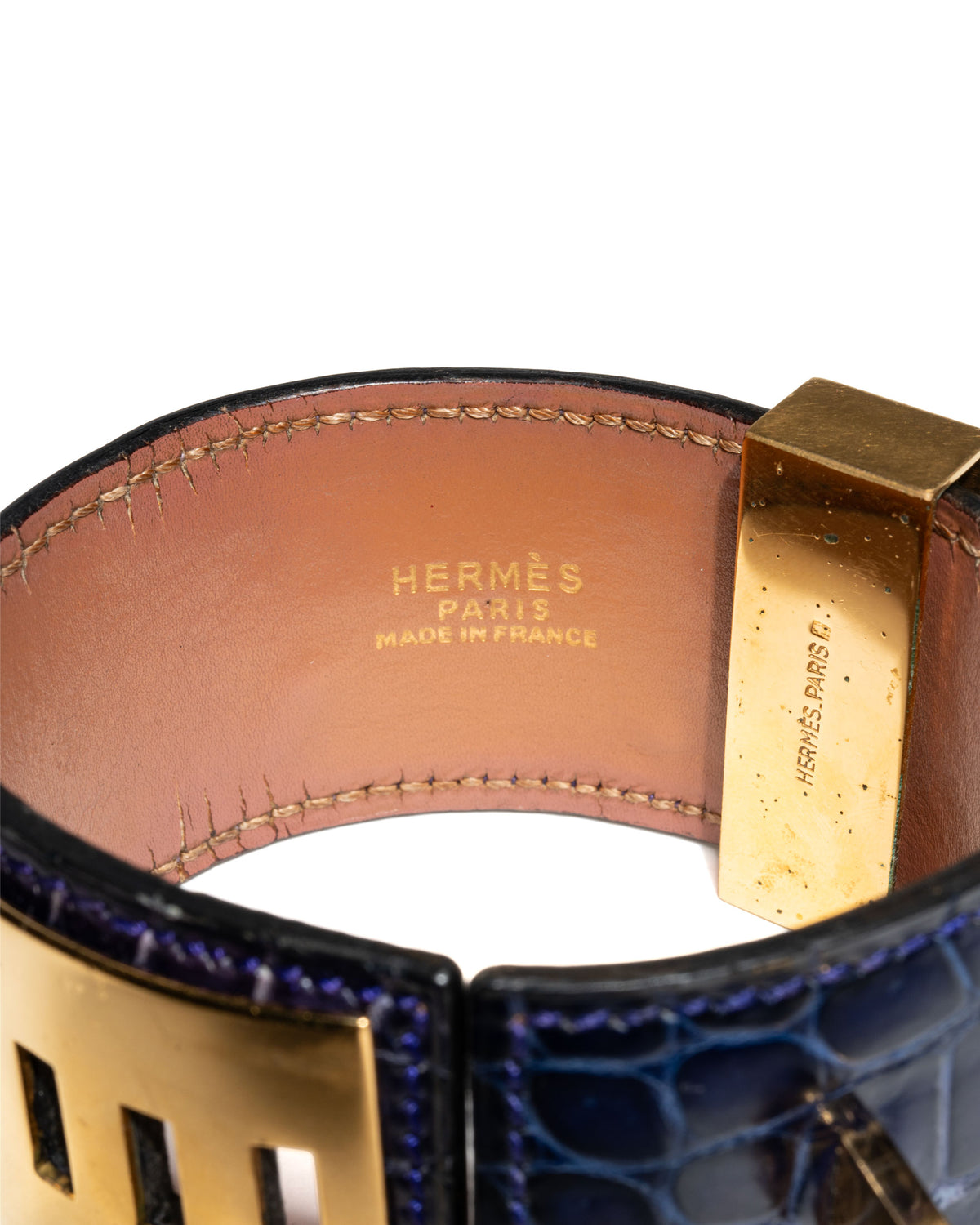 Collier de Chien Alligator Leather