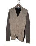 Three-Tone Color Block Cardigan