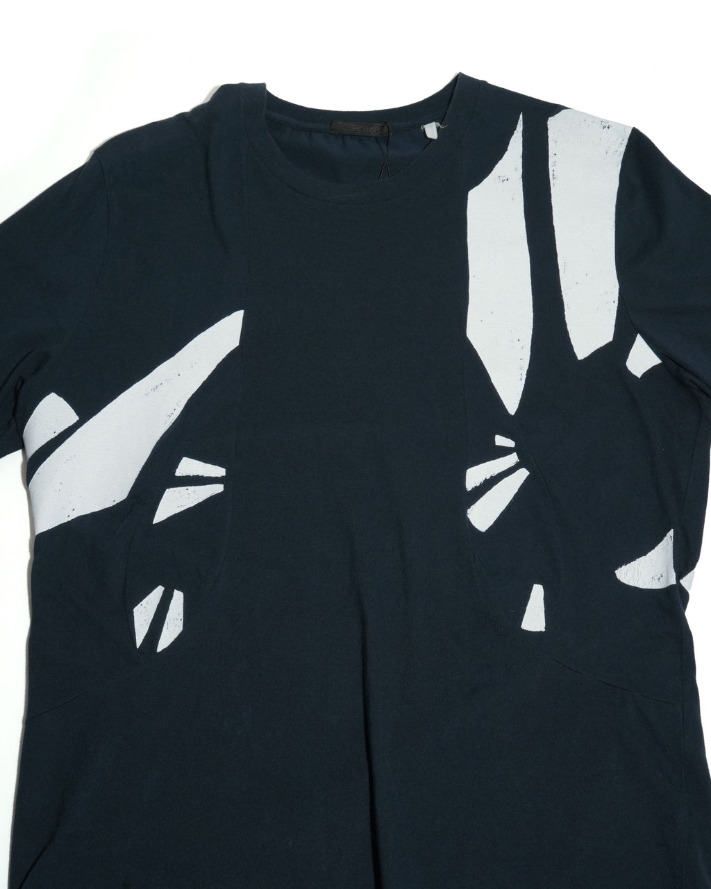 Abstract Print Patchwork T-Shirt