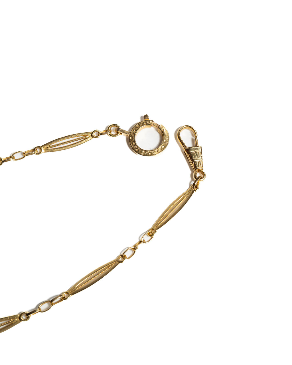 Italian Gold Filigree Bar Chain
